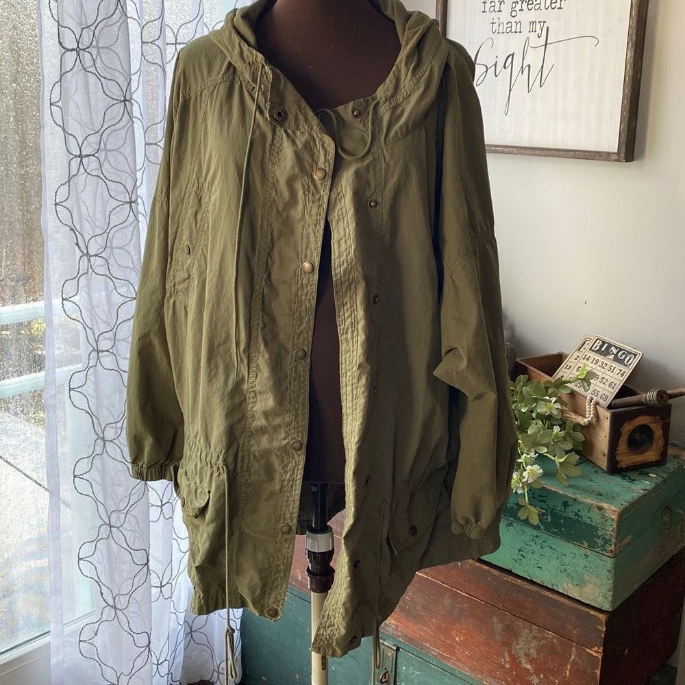 American Eagle Outfitters Olive Utility Jacket